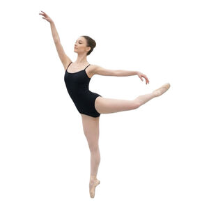 Bloch Black Camisole Leotard Nejor Style Ballet Dance Size S NWT